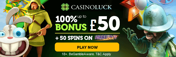 Casino Luck UK Sign Up Bonus